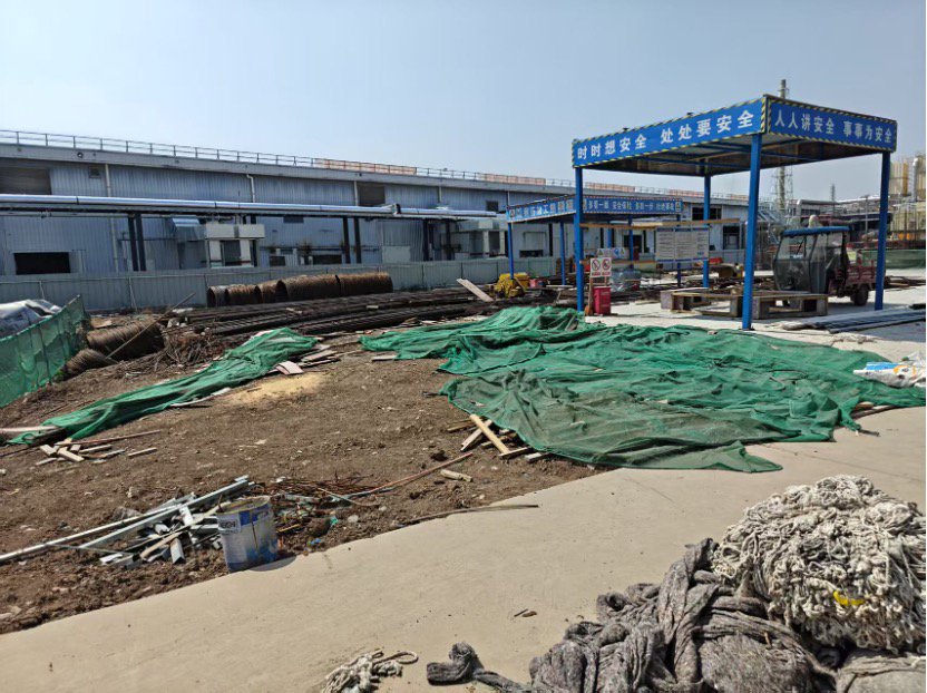 (平煤隆基厂区内 财联社记者摄)