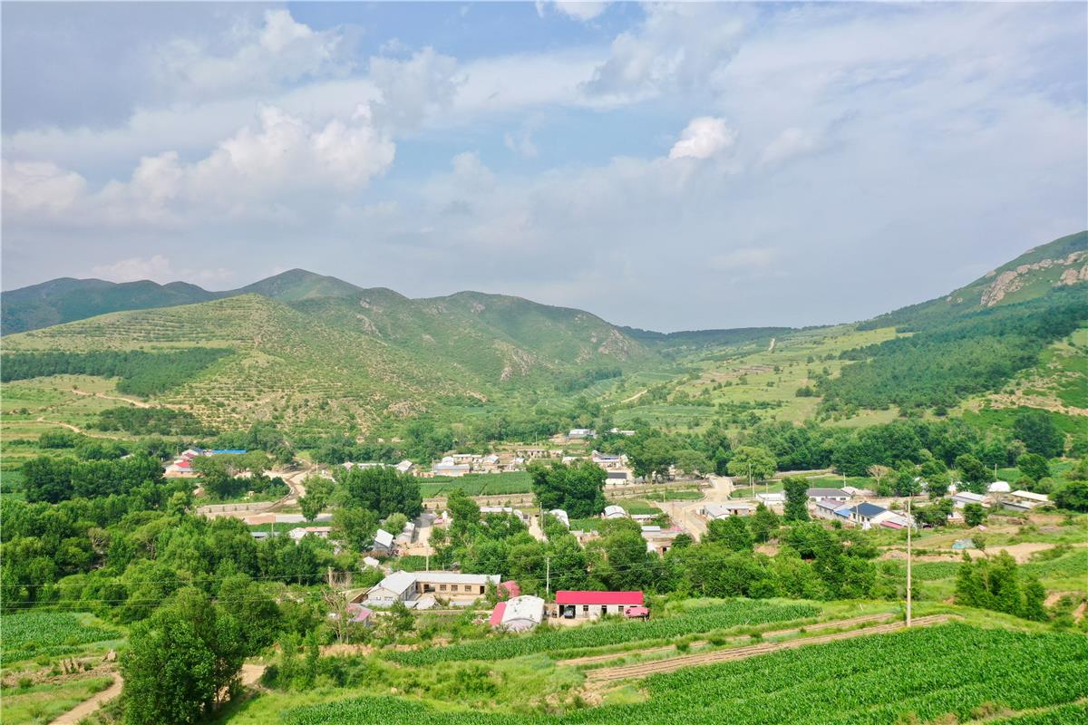 7月8日,航拍桑治杖子村。