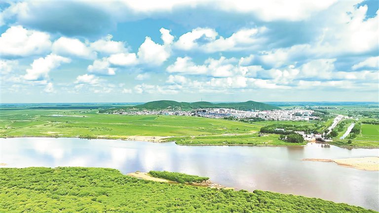 江川农场生态美景。刘畅摄