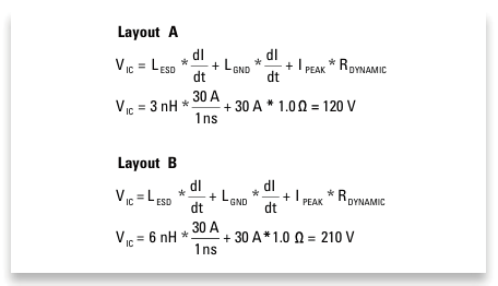 图2 带相关电压的布局B图示例