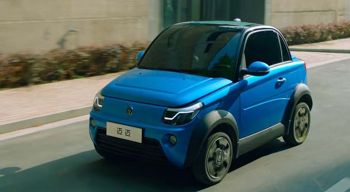 (江蘇賽麟汽車首款車型“邁邁”,被戲稱為“老頭樂” 。圖源:江蘇賽麟汽車官方微博)