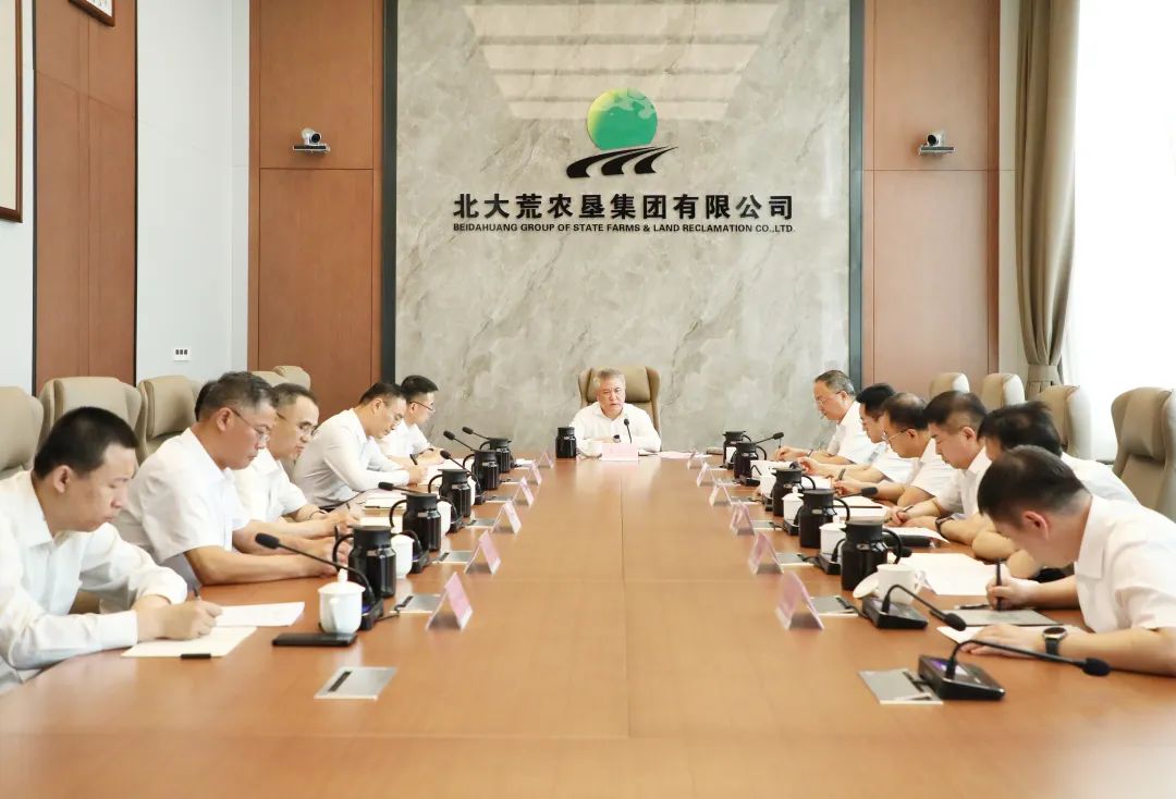 北大荒集团“十五五”规划工作推进会议现场。 祝东元 摄