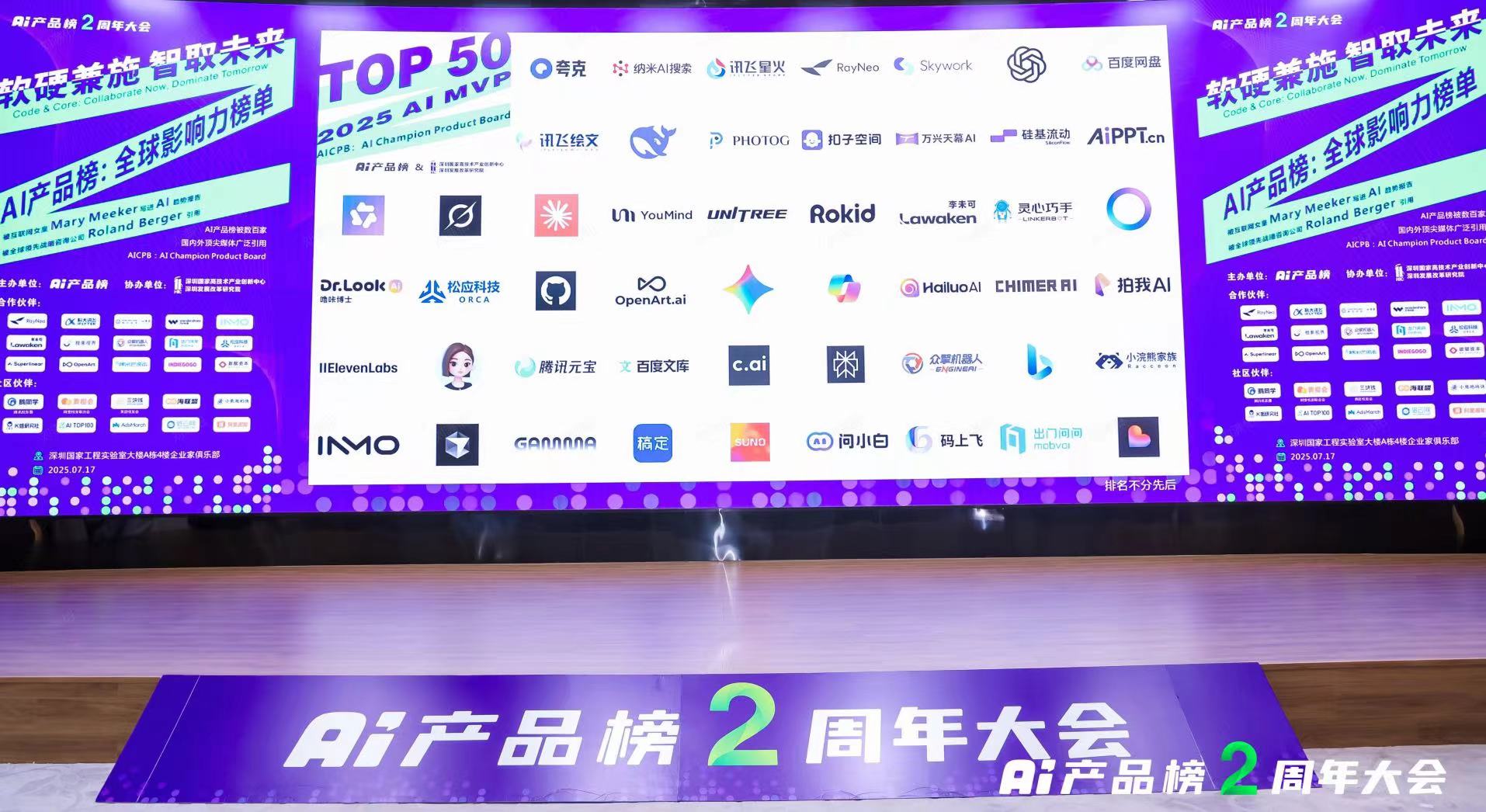 (万兴天幕创作广场斩获“2025 AI MVP TOP 50”奖项)