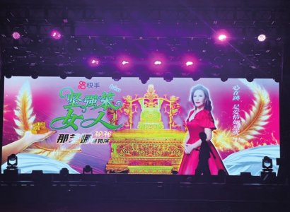 那艺娜巡演海报。