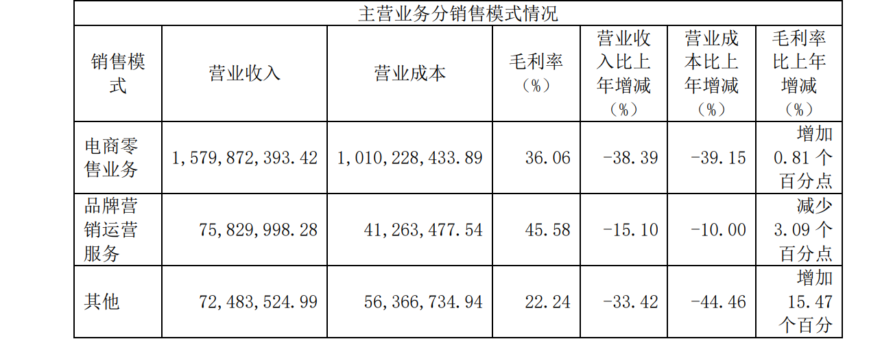 丽人丽妆2024年年报截图