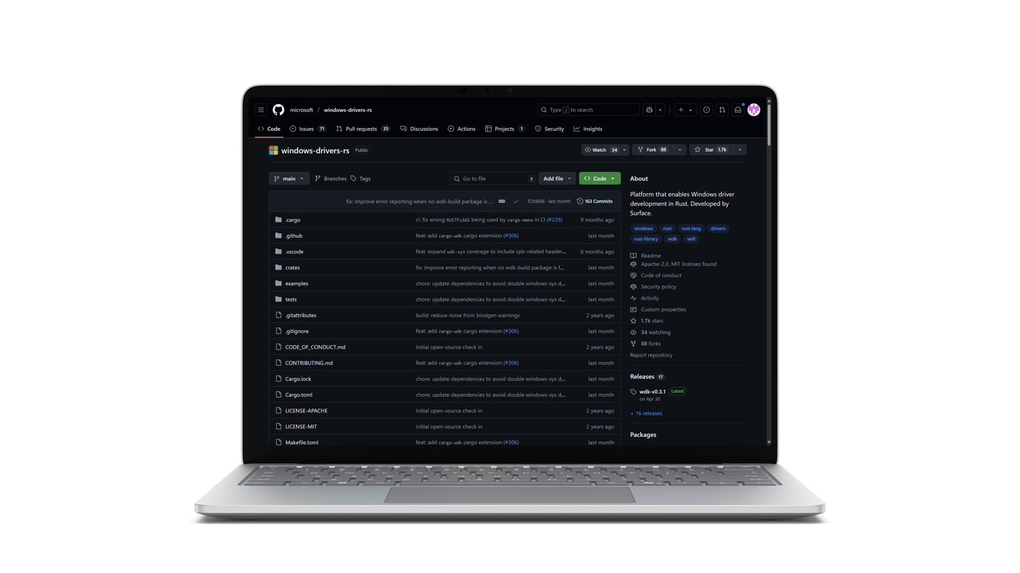 打造更安全 PC 环境,微软鼓励开发者用 Rust 编写 Win11 驱动程序
