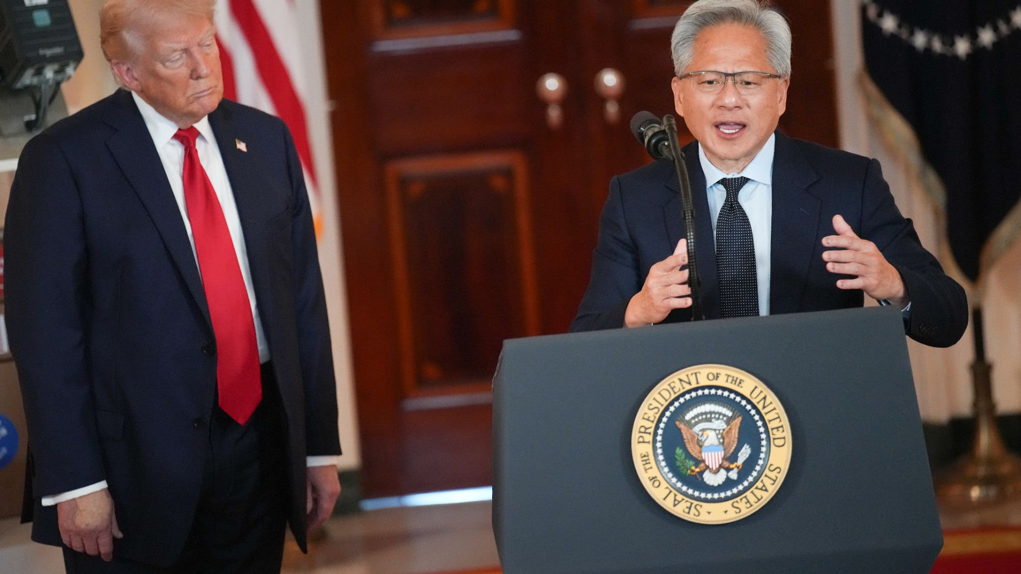 他甚至不知道这是什么,但特朗普总统威胁要拆分英伟达