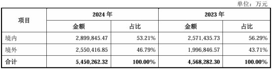 图:国内外收入情况