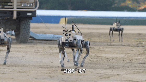 冲锋!演习现场“机器狼”射击画面最新披露