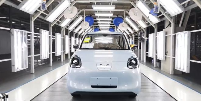 五菱宏光MINIEV第170万辆下线