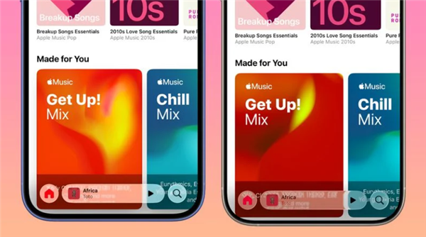 左边是Beta 6 右边是beta 5