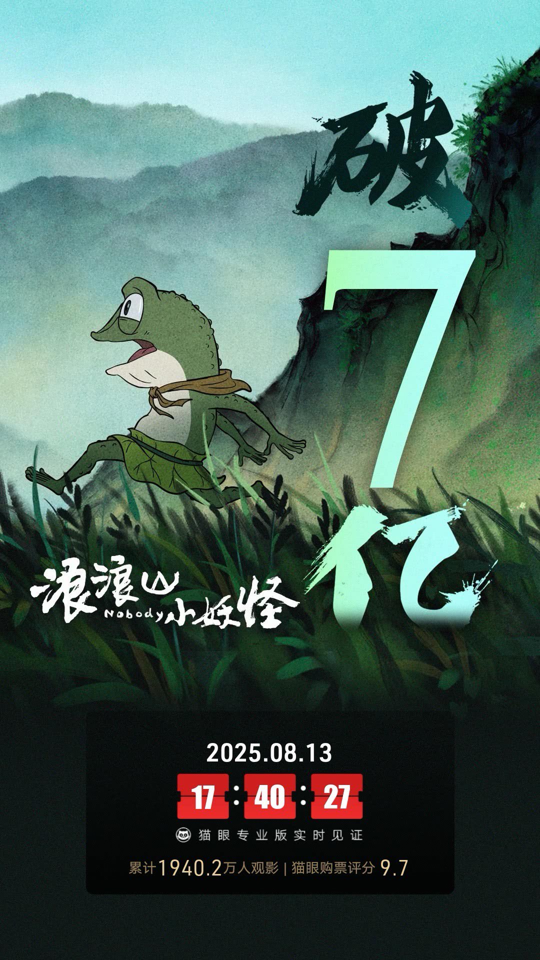 猫眼专业版App截图,下同。