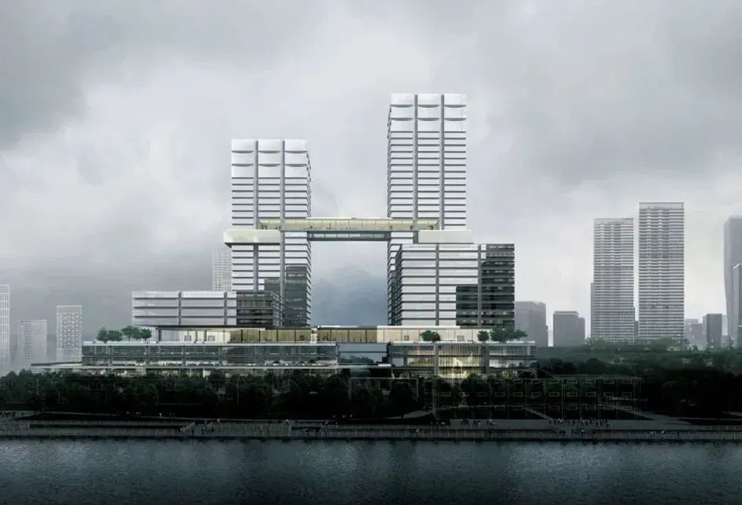 杨浦滨江在建项目、美团上海总部效果图 图源：网络