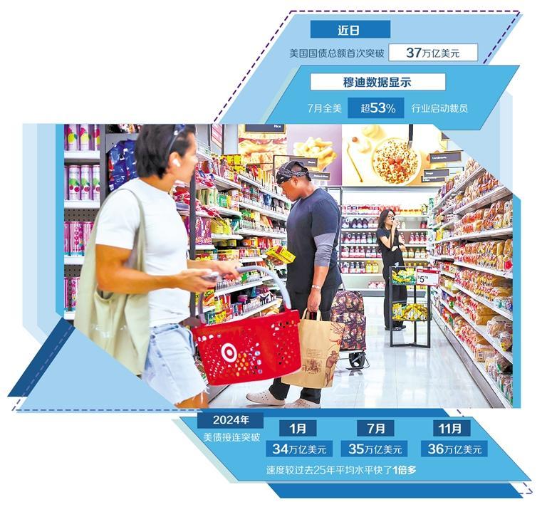 8月12日,顾客在美国纽约市布鲁克林区一个零售店购物。(新华社发)