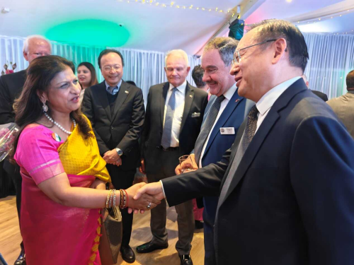 驻奥克兰总领事陈世杰出席印度独立日招待会
