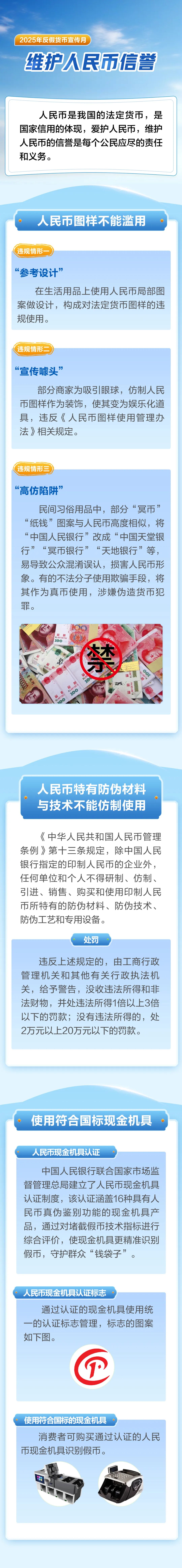 2025年反假货币宣传月丨①维护人民币信誉