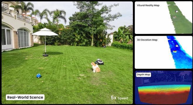 ▲TerraMow V割草机器人