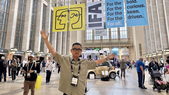 ▲智一科技联合创始人、智车芯产媒矩阵总编辑张国仁在IFA 2025现场