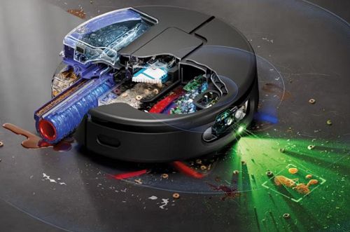 ▲戴森新款扫地机器人