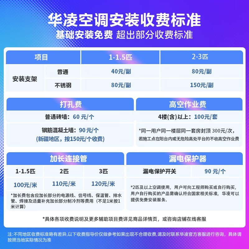 华凌1匹空调新一级能效京东限时特惠价1269元