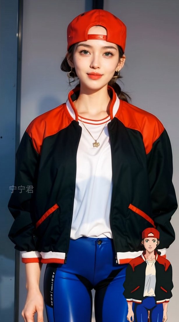 彩子和晴子也太好看了吧！AI虚拟人物之《灌篮高手》！