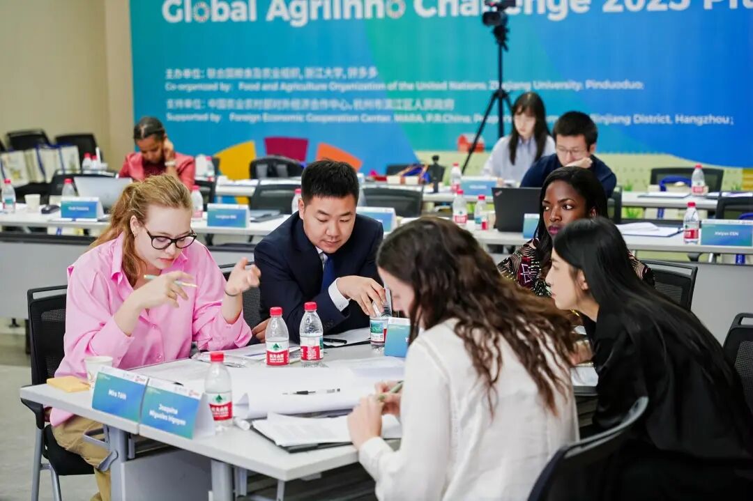 各国选手充分交流经验,共话农业数字创新。傅俊豪 摄
