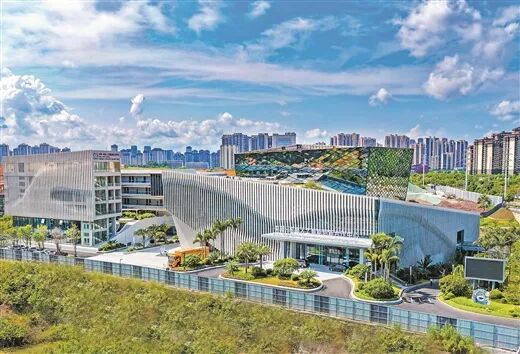 位于首府南宁五象新区东部的南A中心展示中心。广西云-广西日报记者 周军 摄