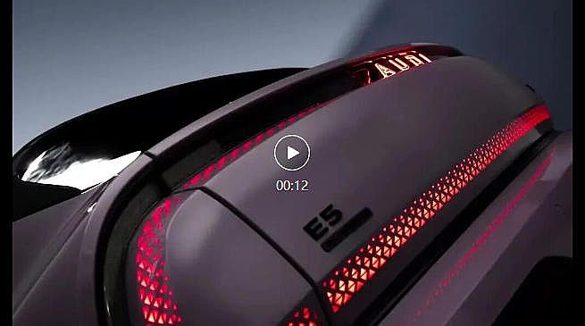 上汽奥迪E5 Sportback上市，晶科电子赋能高亮度智能尾灯光效