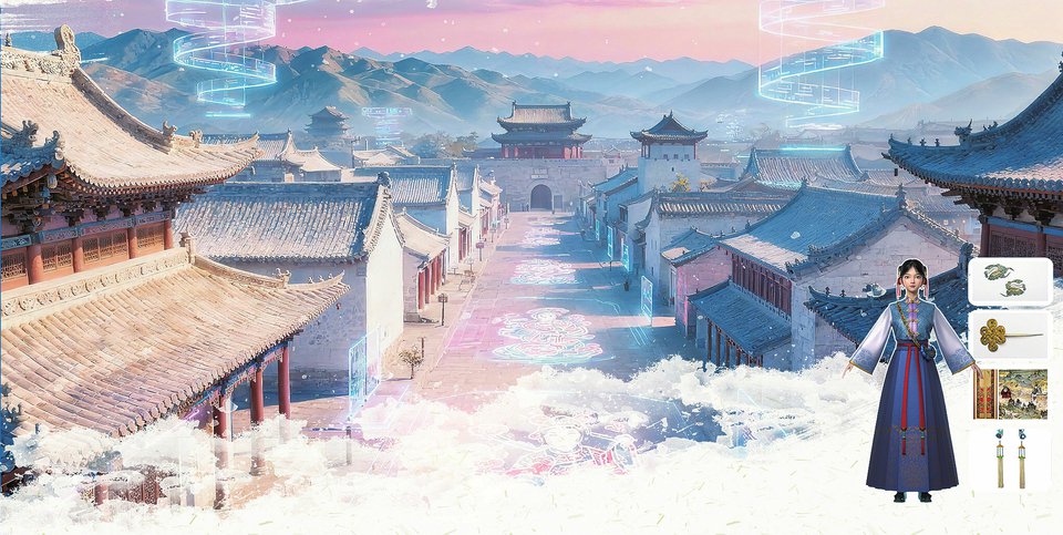 山西文旅数字人带你穿越千年