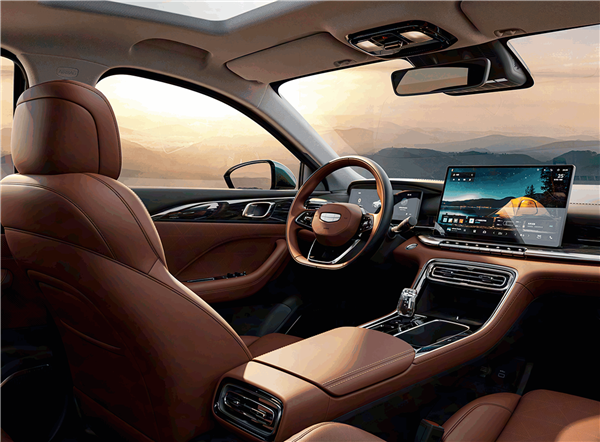 年轻人的第一辆家轿！全新吉利帝豪内饰官图发布：质感越级