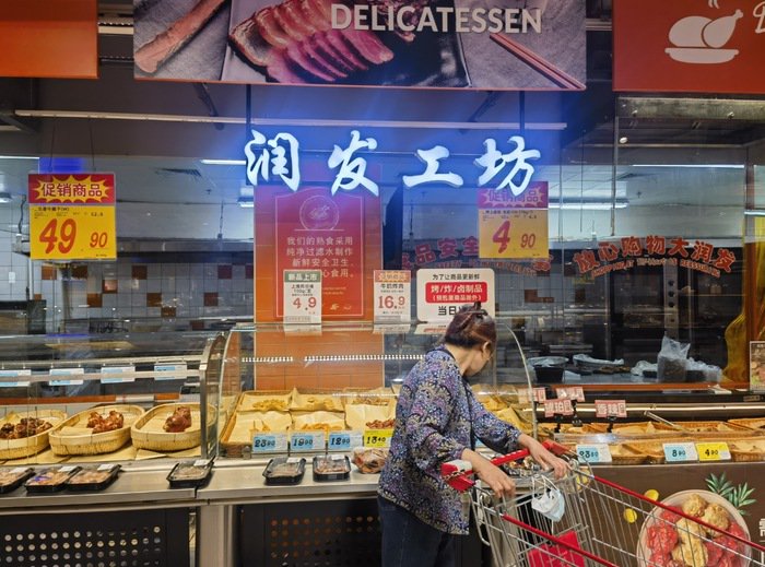 润发工坊的档口。(图片来自受访对象)