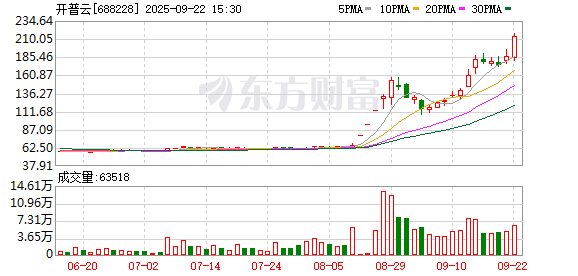 21个交易日暴涨225% 开普云紧急提示:市盈率超行业4倍 重组存疑且业绩微利