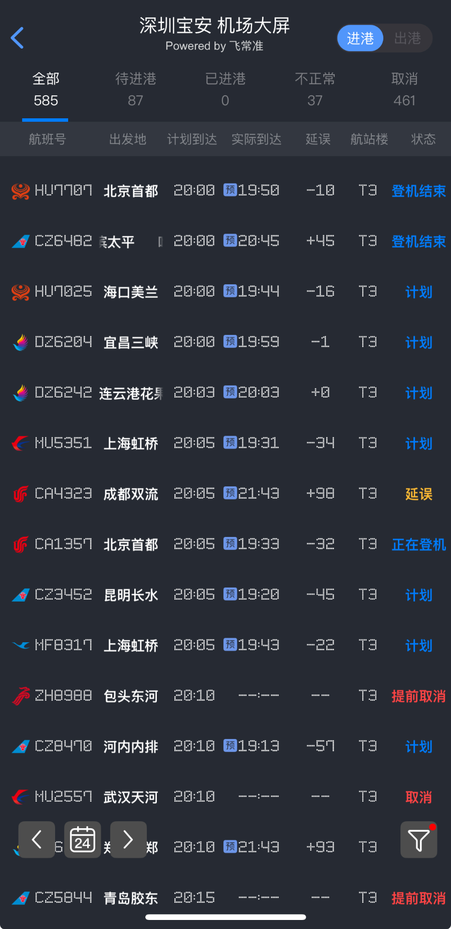 (图/飞常准)