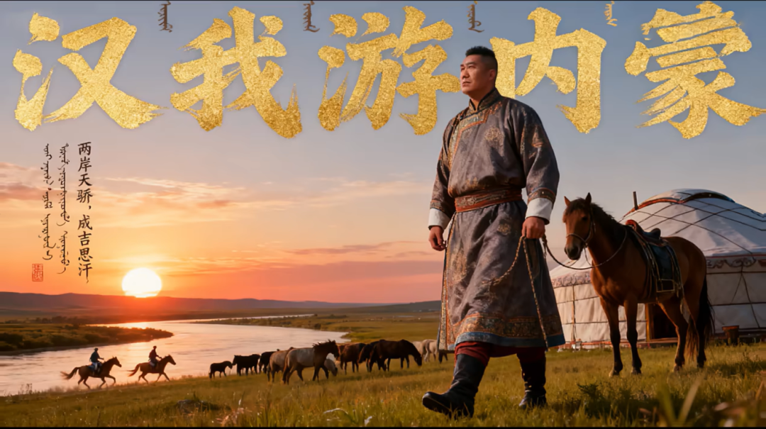 图源:B站,馆长内蒙行主题AI生图