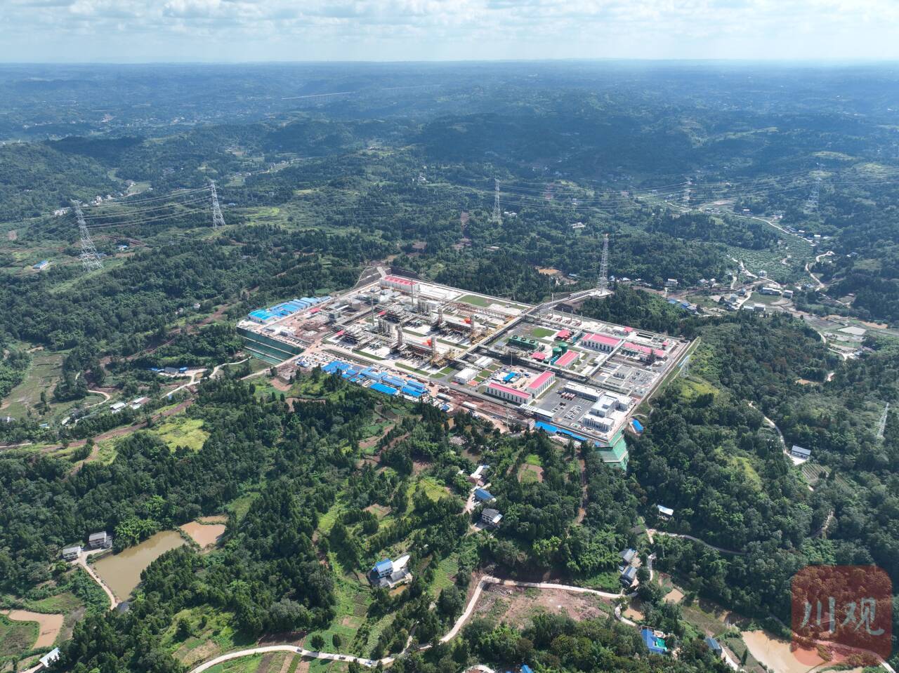 西南油气田公司资阳天然气净化厂。吴枫 摄