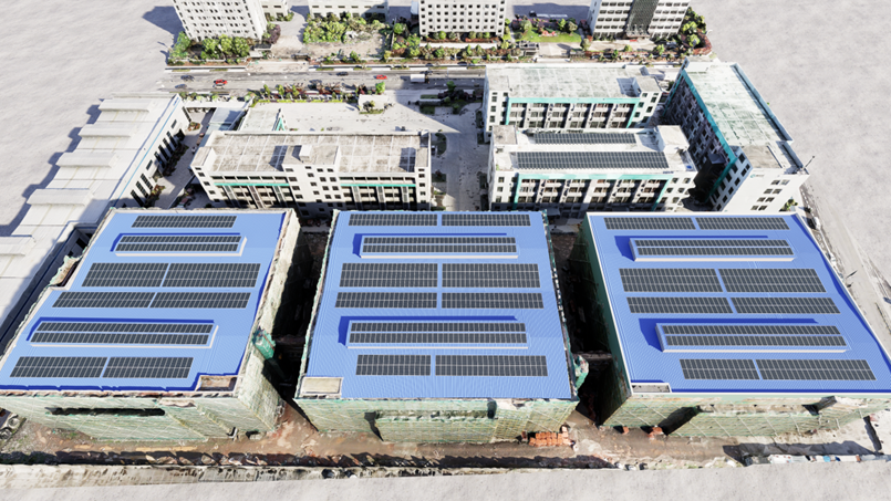 ■ 图说:浙江来日新能源有限公司为某药品包装企业建设的“三防”电站