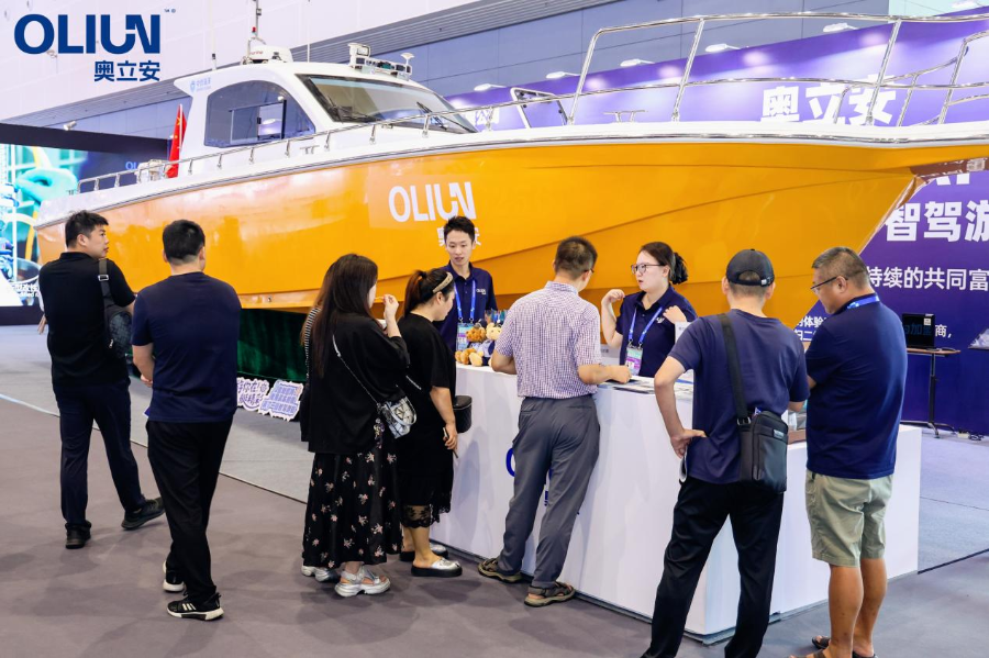 （奥立安新能源展台，图片由主办方提供）
