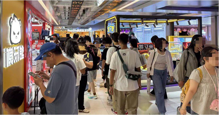 10月1日上午的百联ZX创趣场 图片来源:财联社记者/摄