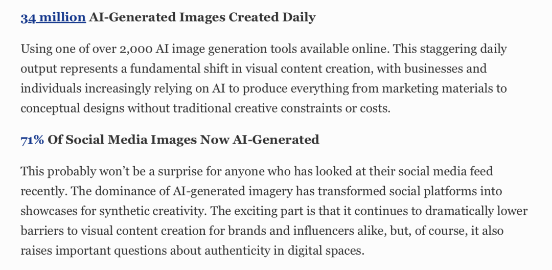 每日生产 3400 万张 AI 图|图源:福布斯