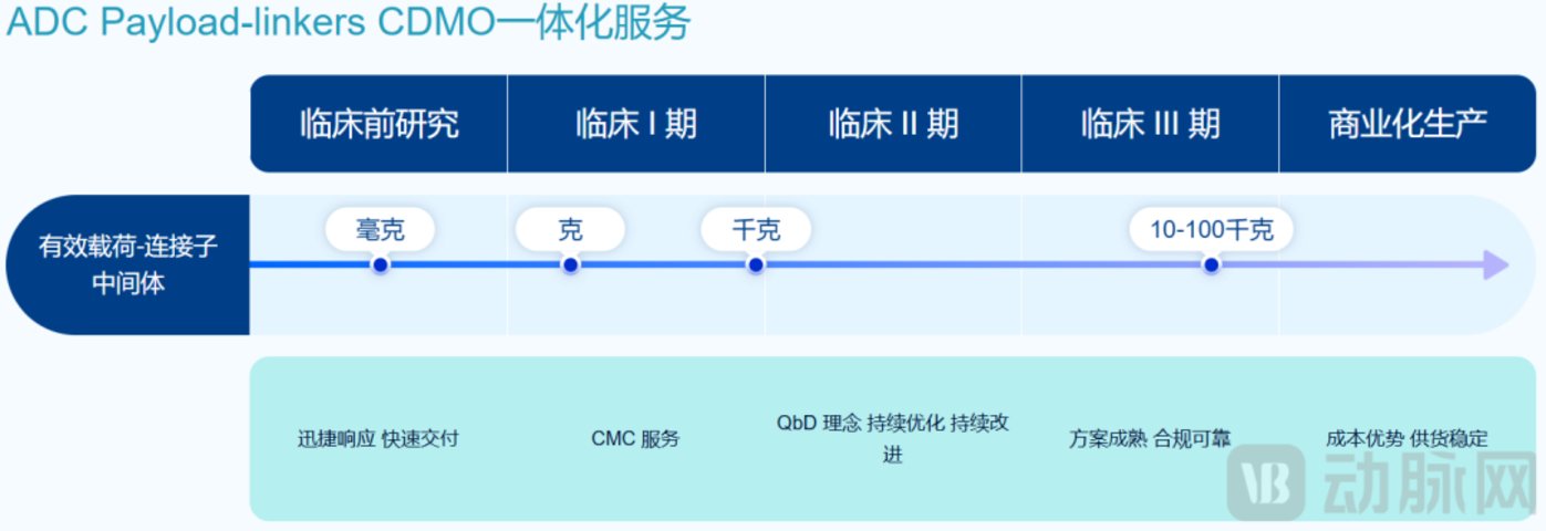 皓元医药的Payload-Linker一体化服务业务(资料来源:公司官网)