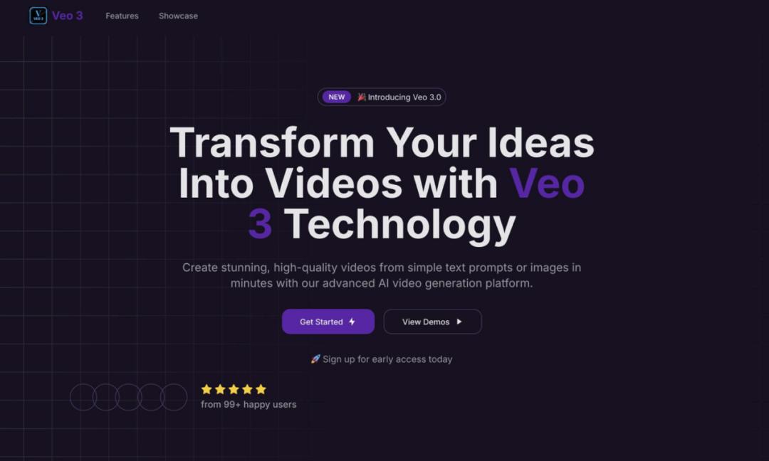 GoogleVeo 3界面。（圖/官方截圖）
