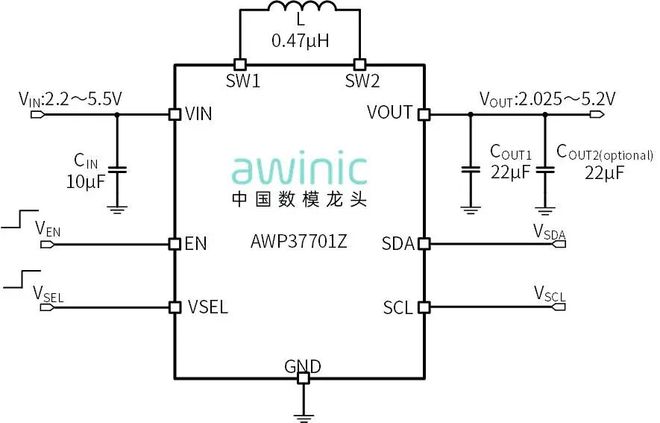 图5 AWP37701Z典型应用图