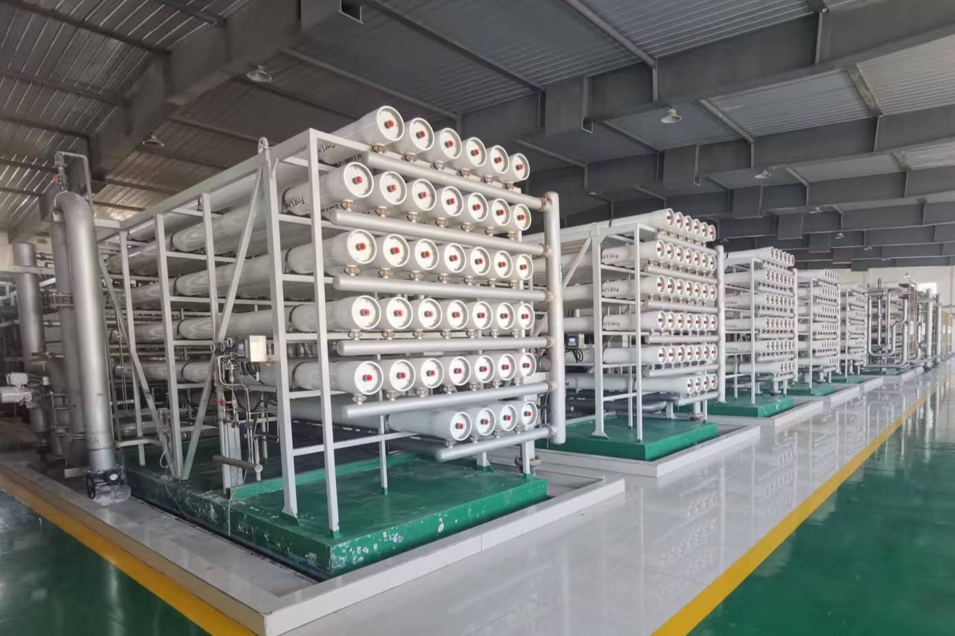 图为国能水务蓬莱水处理工程项目现场