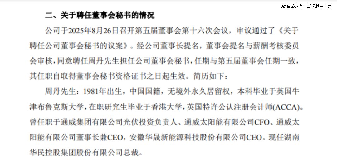 华民股份:关于董事会秘书辞职暨聘任董事会秘书的公告