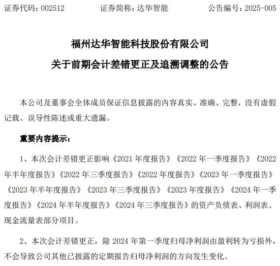被立案的达华智能股价创年内新低,受损股民可登记索赔