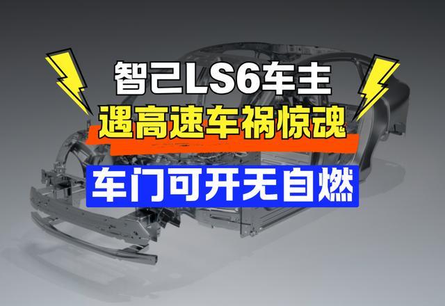 智己LS6车主遇高速车祸惊魂，车门可开无自燃