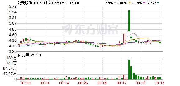 公元股份：公司无逾期担保