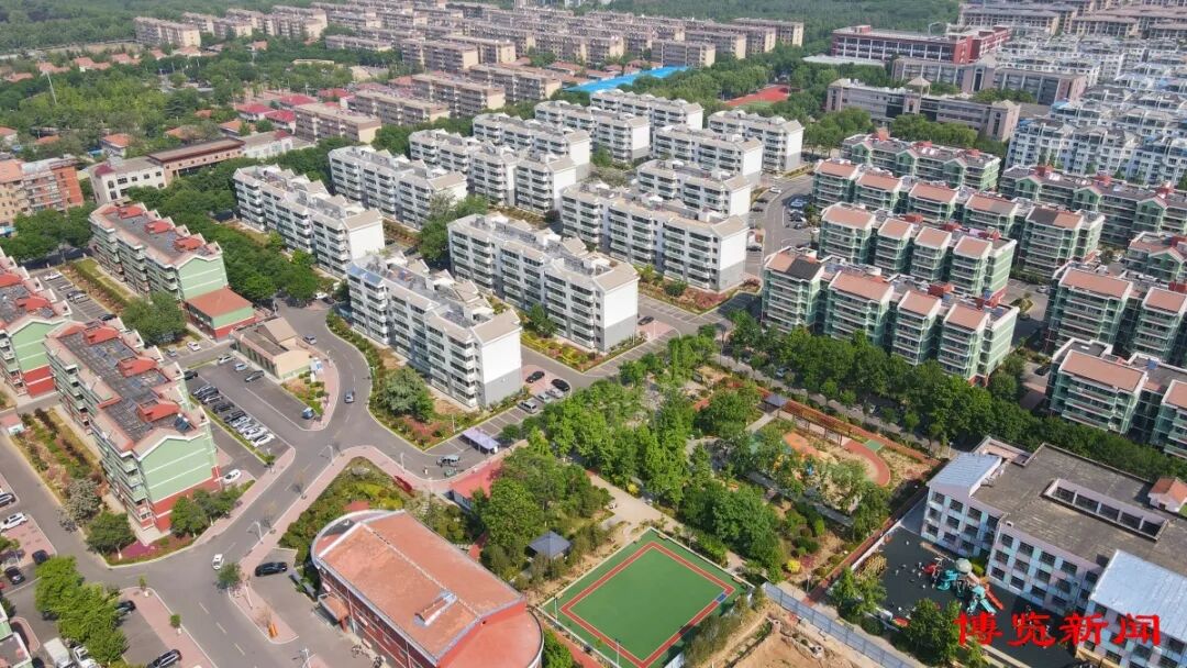 临淄区金茵小区旧貌换新颜  (孙有华 摄)