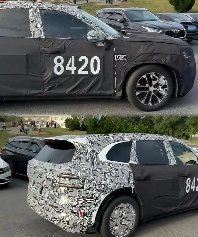 极氪8X谍照再度曝光