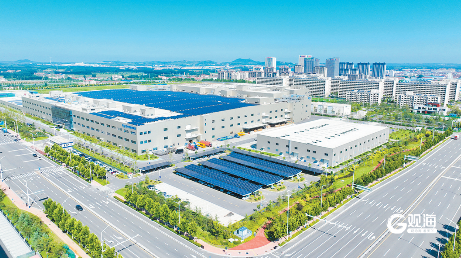 位于青岛市新型显示产业园的京东方青岛基地项目。